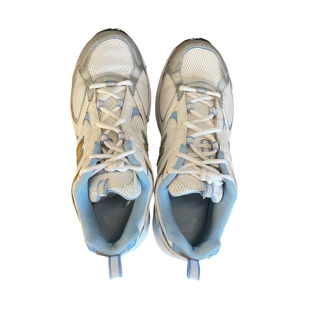 New Balance 409 Womens White Light Blue Silver Running Shoes CW409WB Size 11 - Picture 5 of 11